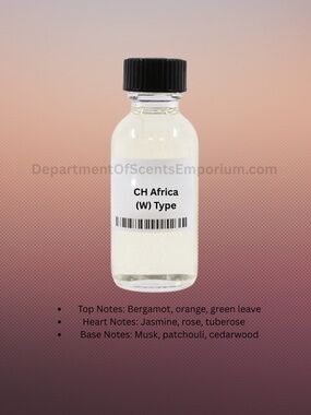 CH Africa (W) Type 1 Oz Glass Fragrance Oil